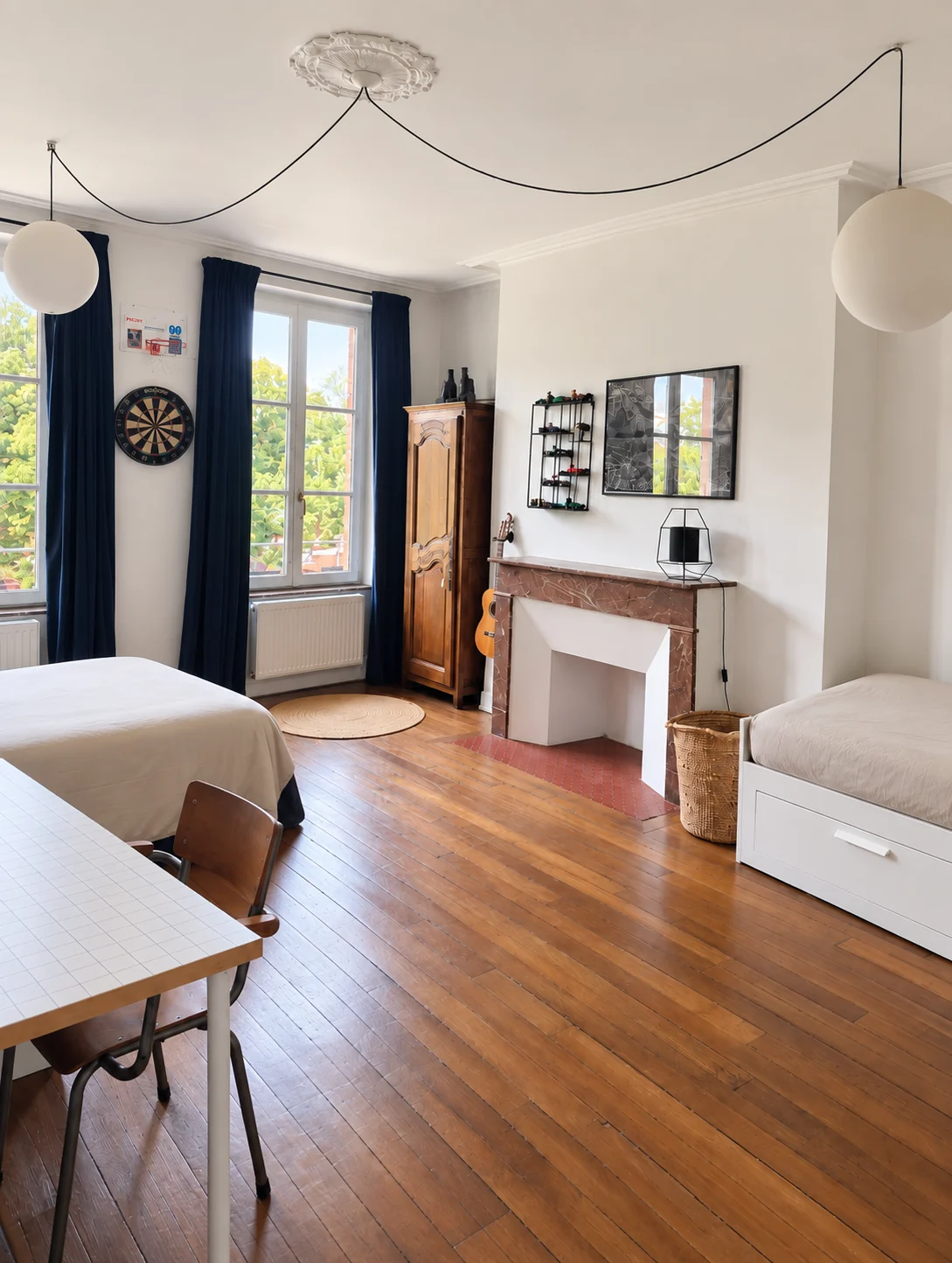La grande chambre dans sa nouvelle disposition